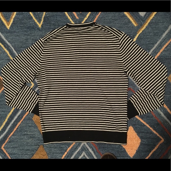 Michael Kors Striped V-Neck Men’s Sweater - Picture 4 of 4